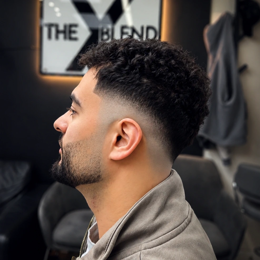 Skin fade haircut