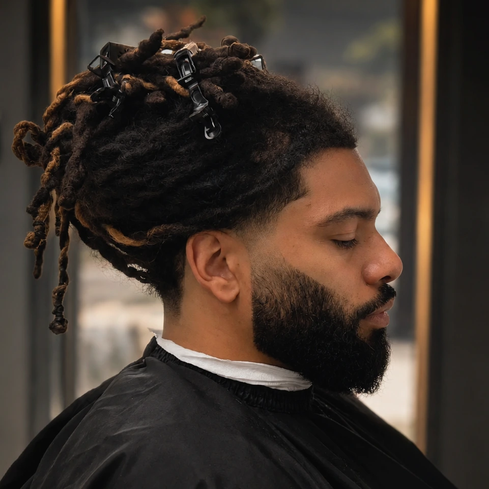 Long hair shape-up