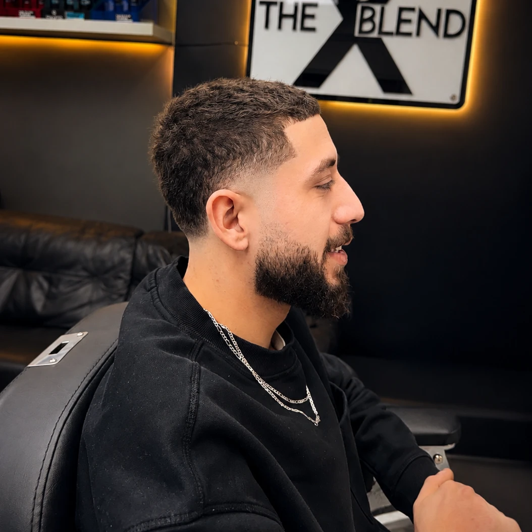 Skin fade haircut